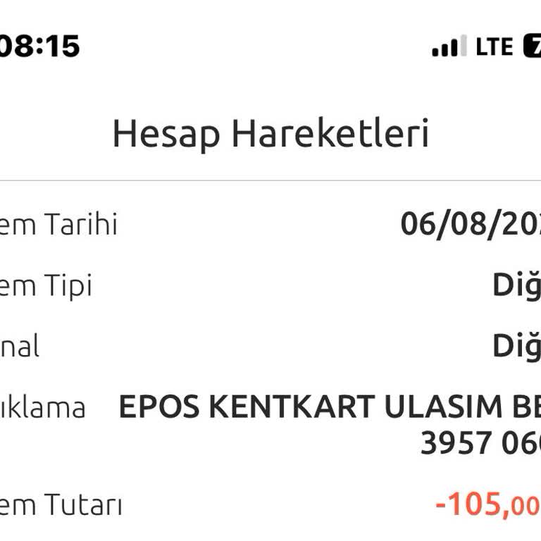 Adana Kentkart Yükleme Sorunu