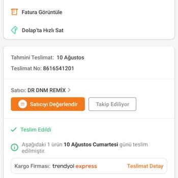 Trendyol Express Trendyol Telefona Gelen Kodu Vermeden Siparişimi Teslim Etti.