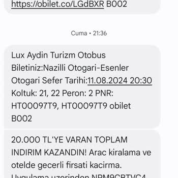 Obilet Tarafıma Sorulmadan Biletim İptal Edildi