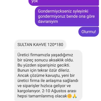 Reydeko Halı Reydeko 3 Aydır Gelmeyen Ürünüm