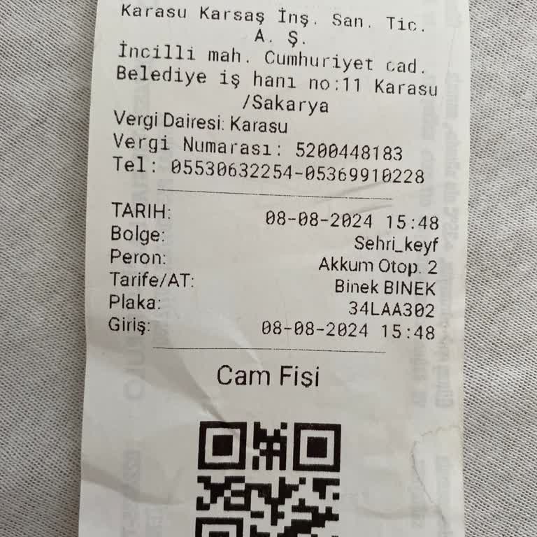 Karasu Belediyesi Karasu Belediye Otoparkı