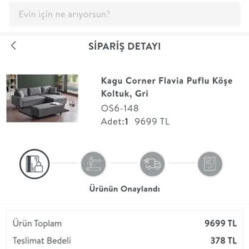 Vivense Köşe Koltuk Tedarik Sorunu