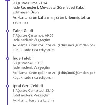 N11 Üzerinden Aldığım Çadırın İadesi Kabul Edilmedi