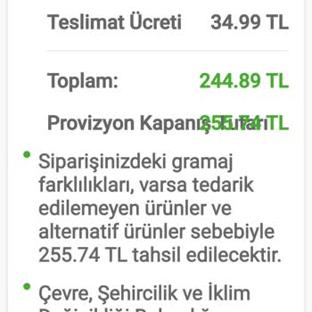 Trendyol Başkasına Giden Sipariş