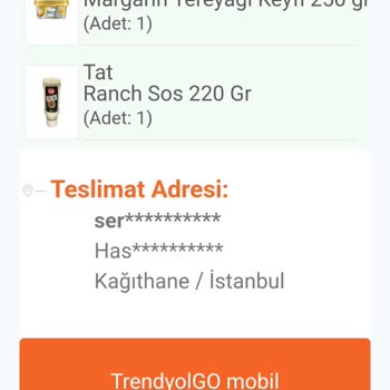 Trendyol Başkasına Giden Sipariş