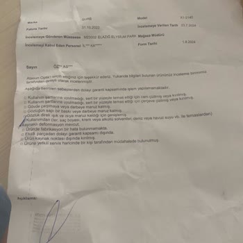 Atasun Optik Garanti Kapsamında Gözlük Sorunu Ve Yanıltıcı Açıklamalar