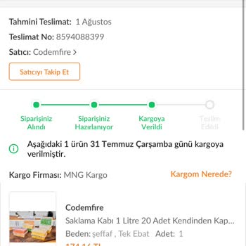 MNG Kargo Geciken Ve İlgilenilmeyen Kargo Ürünleri