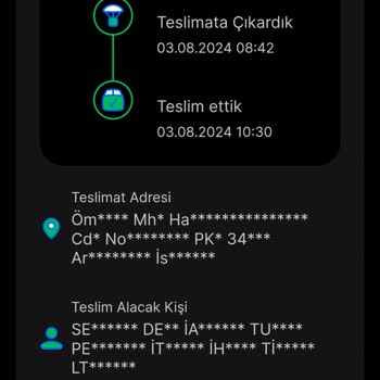 Zara Yanlış Teslim Edilen Kargo Ve Müşteri Hizmetleri Sorunu