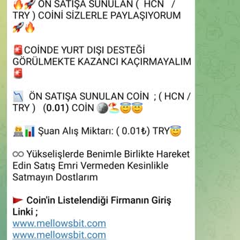 Telegram Yüksek Kazanç Vaadiyle Mağduriyet Yaşadım