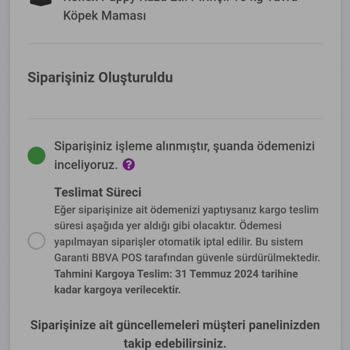 Patirüya Gönderilmeyen Ürün Ve İletişim Sorunu