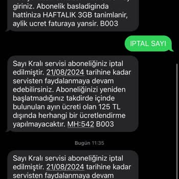 Vodafone Yanlış İptal İşlemi Ve Faturaya Yansıyan Ücret Sorunu