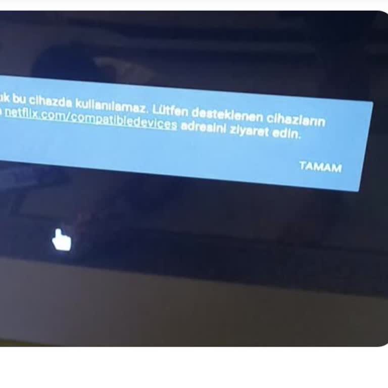 Awox TV Şikayet Netflix Çalışmıyor