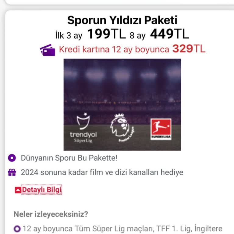 Digiturk Paket Değişikliği Talebi