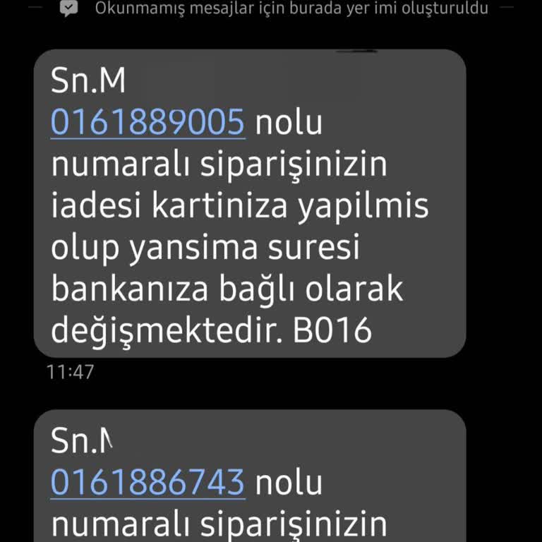 Watsons Mobil Uygulama Sipariş İptali