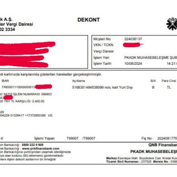 Hesabımdan Canva Tarafından 2400 TL Çekildi