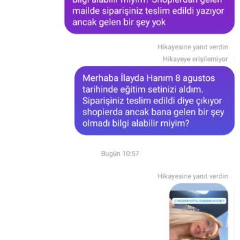 Shopier 422835580 Sipariş Numaralı Dijital Ürünü İptali