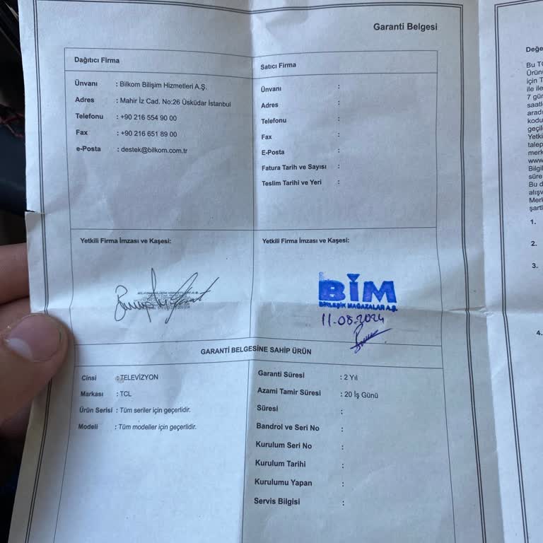 BİM Personeli Yanlış Yönlendirmesi Sebebi İle Cihaz Garanti Dışı Kaldı