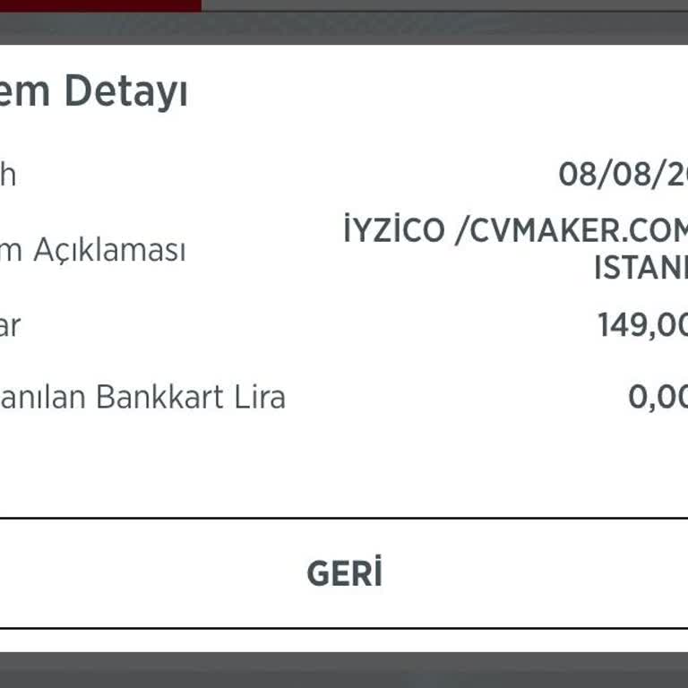 Cvmaker.com.tr Üyelik İptali Ve Para İadesi Sorunu