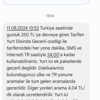 Turkcell Yurt Dışı Seyahati Sonrası Beklenmedik Fatura Kesintisi