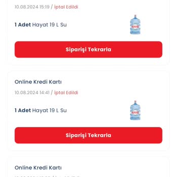 Hayat Su Siparişinin Asla Gelmemesi!