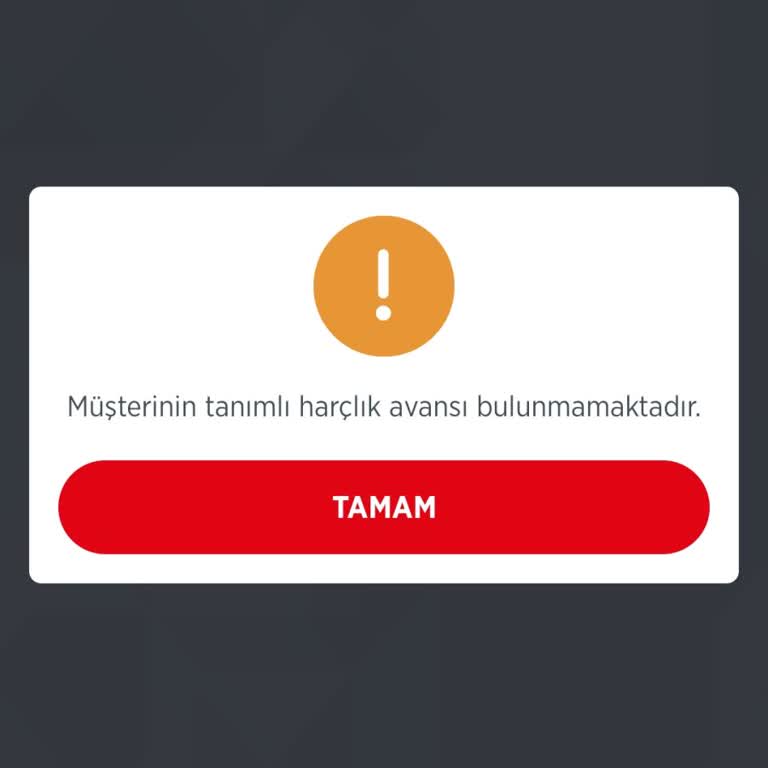 Ziraat Bankası Ziraat Harçlık Avans Limit Problemi