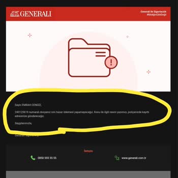 Generali Sigorta Nin Kasko Da On Cami Değiştirmiyor