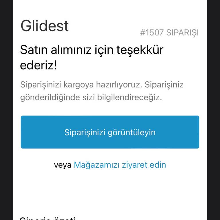 Glidest Ürün Teslimatı Yapılmadı