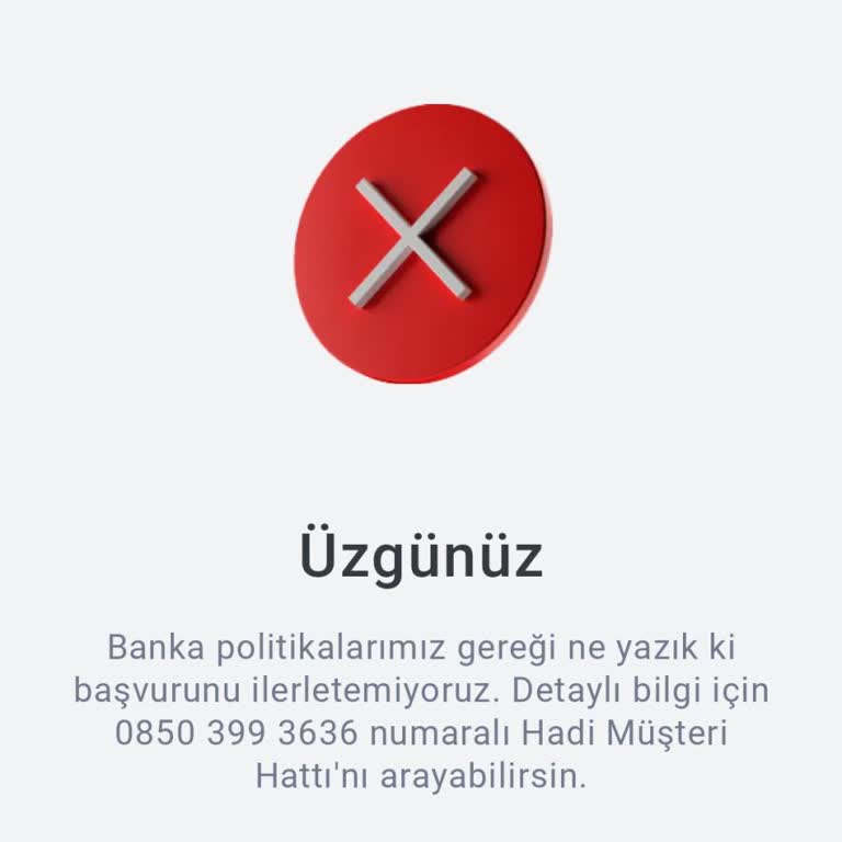 Hadi - TOMBANK Hadi Uygulaması Çözüm Yok