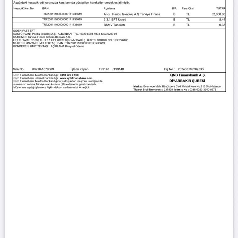 Ümit T***** Paribu Şikayet