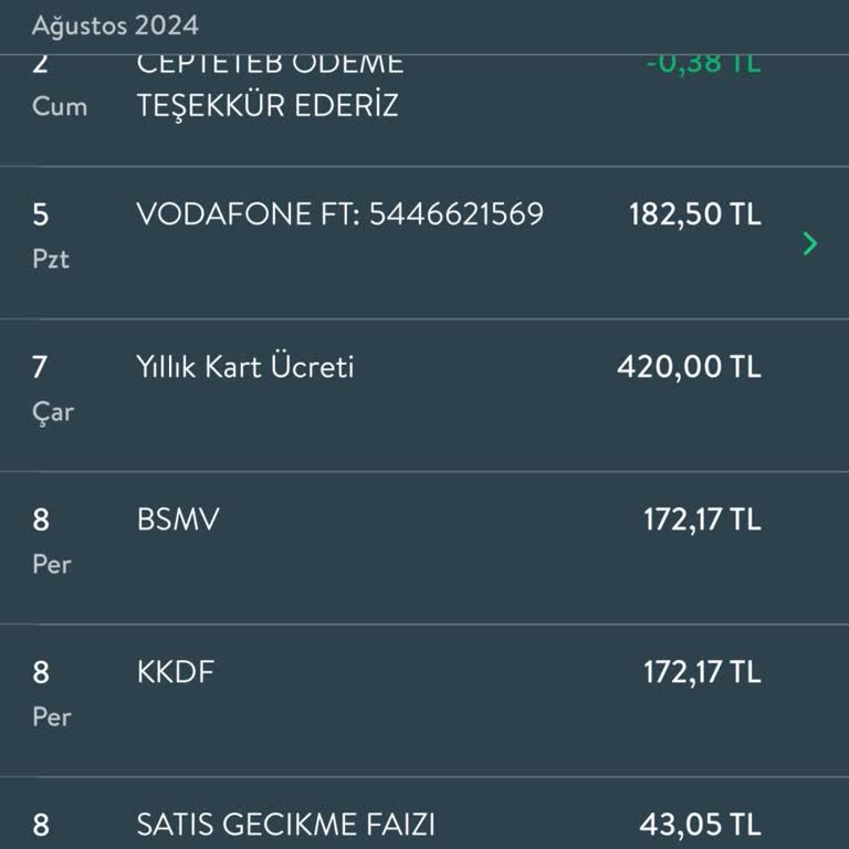 TEB Kredi Kartı Faizi