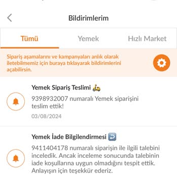 Trendyol Yemek Göndermediği Yemeğin Parasını İade Etmedi.
