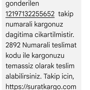 Sürat Kargo Siparişim Bana Ulaşmamasına Rağmen Bana Teslim Edilmiş Görünüyor