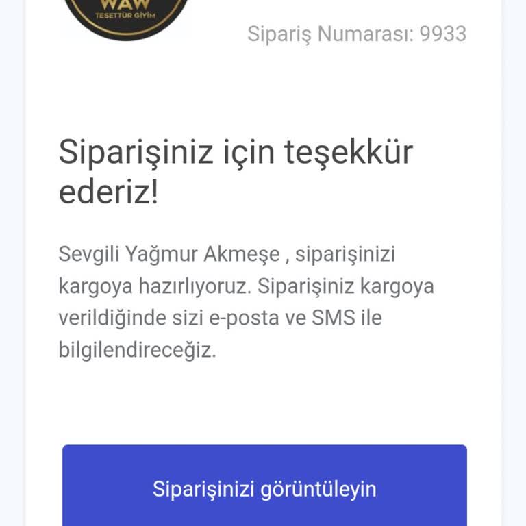 Tesettür Waw Müşteri Hizmeti Eksikliği