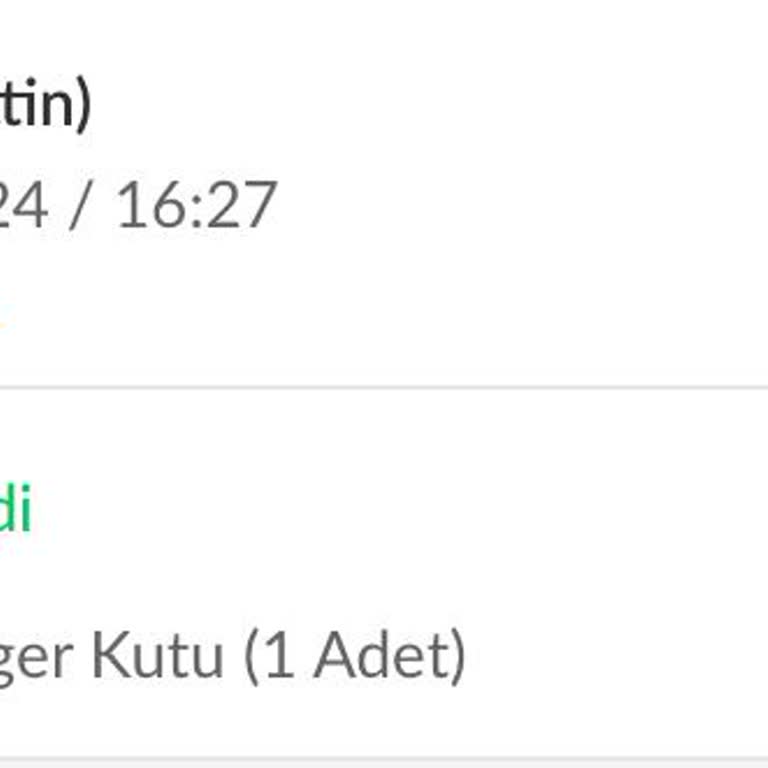 Trendyol Yemek Yemeğim Teslim Edildi Diyor Ancak Teslim Edilmedi