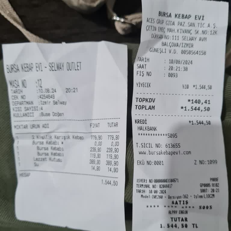 Bursa Kebap Evi Hayal Kırıklığı Yaratan Kebap Deneyimi