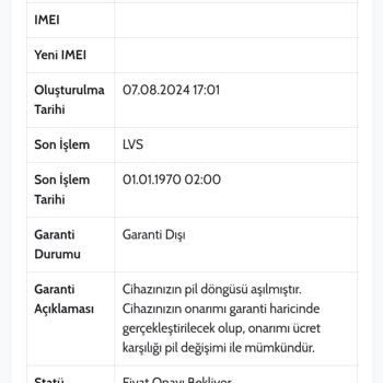 Xiaomi Pil Döngüsü Sorunu