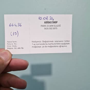 Adidas Park23 Mağaza Mağduriyeti