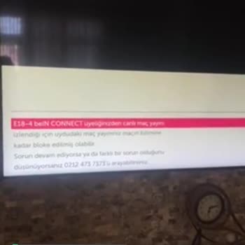 Digiturk E18-4 Hatası 4K Yayın!