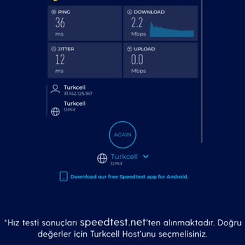 Turkcell İnternet Hızı Sorunu Ve Yetersiz Müşteri Hizmeti