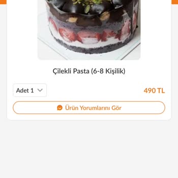 Trendyol Yemekten Söylediğim Pasta Bozuk Çıktı Ve İçinden Tüy Çıktı