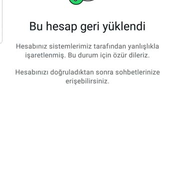 WhatsApp Business WhatsApp Yasaklanan Hesap