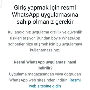 WhatsApp Business WhatsApp Yasaklanan Hesap