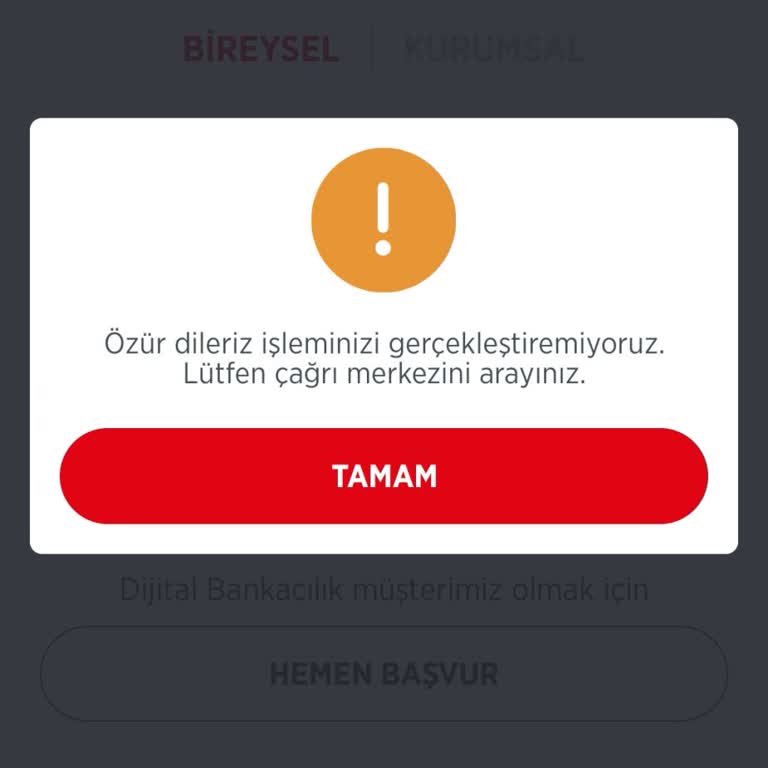 Ziraat Bankası Ziraat Mobil Erişim Engeli Kaldırma