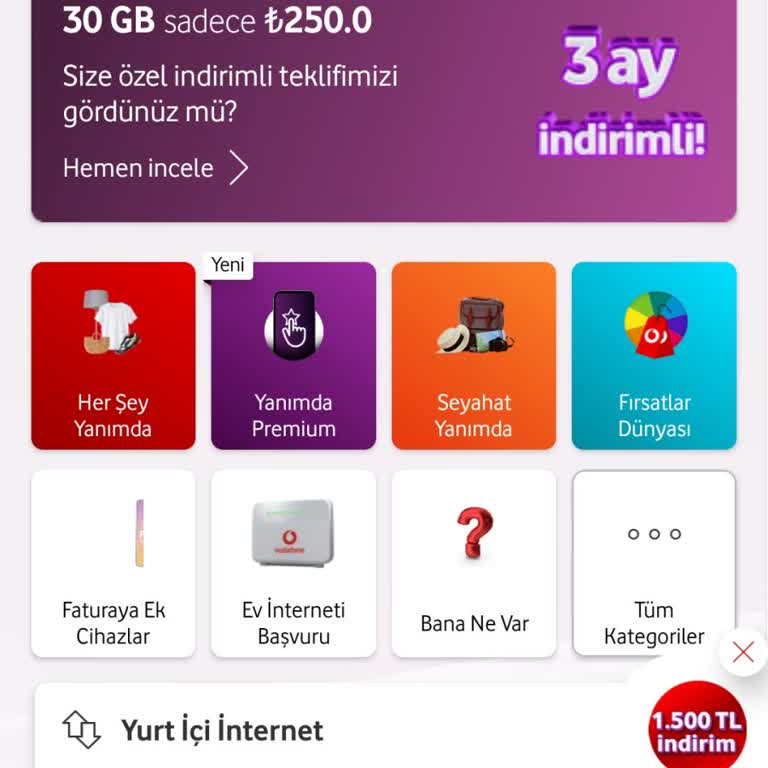 Vodafone 50 GB Hediye İnternet Kampanyasına Erişim Sorunu