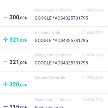 GPay Pokus Hesabımdan Yapılan Ödemeyi Alamıyorum