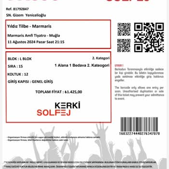 Zorlu PSM Passo Şirketi Habersiz Konser Bilet İptali