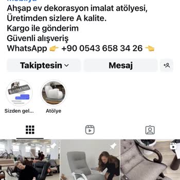 sandalye.home Sandalye. Home Sosyal Medya Üzerinden Alışveriş Sorunu