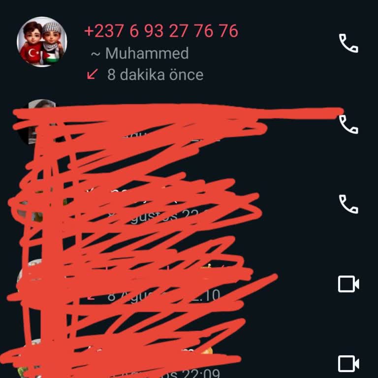 WhatsApp Üzerinden Kamerun Kodlu Numara Tarafından Arandım!