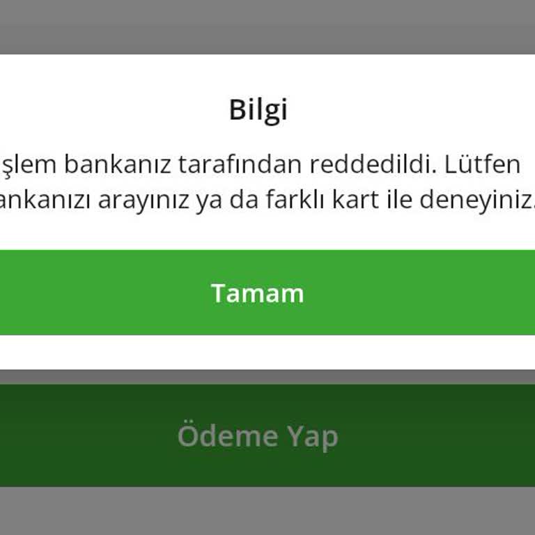 İninal Kart İnternetten Alışveriş Yapamıyorum
