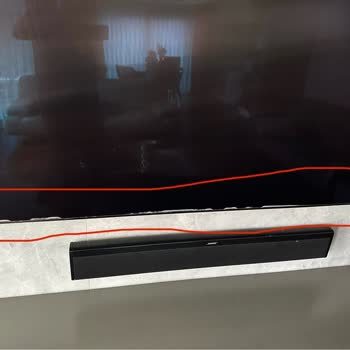 Samsung 8K 75" QE75Q950TSTXTK TV Screen Bubbles